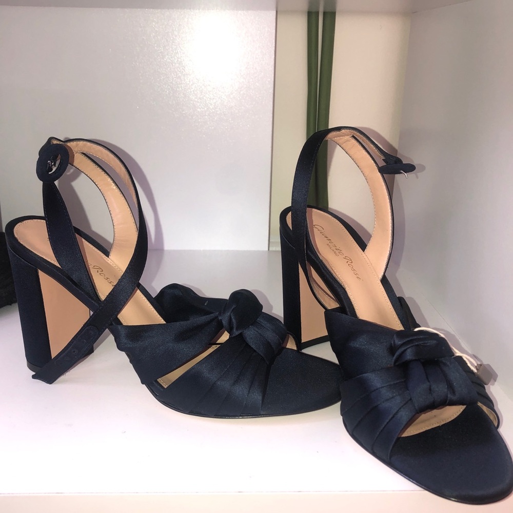 Gianvito Rossi satin pumps